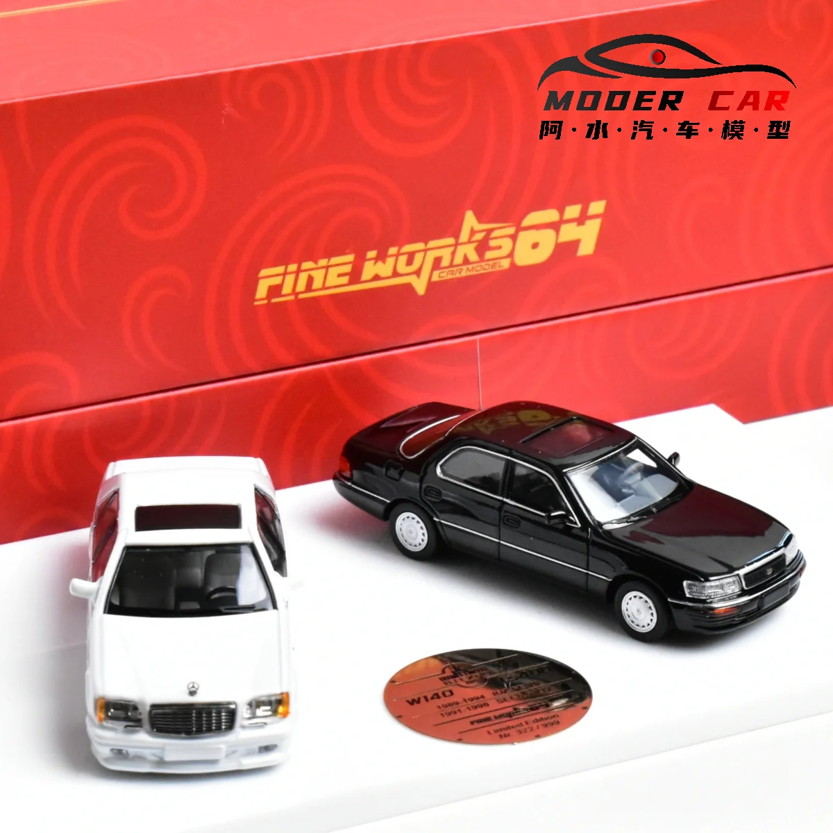 

FineWorks64 FW 1:64 w140 ls400 BEIJING Auto Show Diecast Model Car
