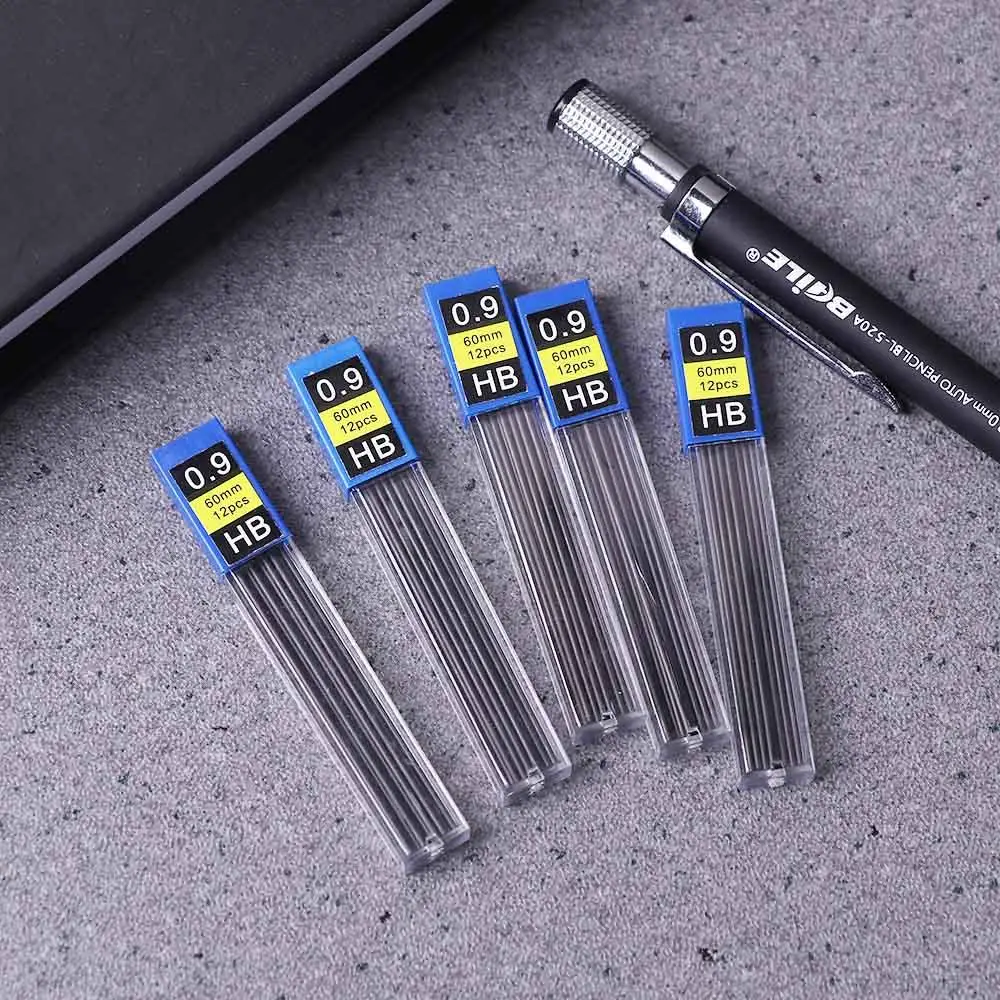 5 Stück/Los 0,3mm 0,5mm 0,7mm 0,9mm Druck bleistift Blei Nachfüll kunst Zeichnung automatische Bleistift austauschbare Nachfüllungen niedliches Briefpapier – Detail 6