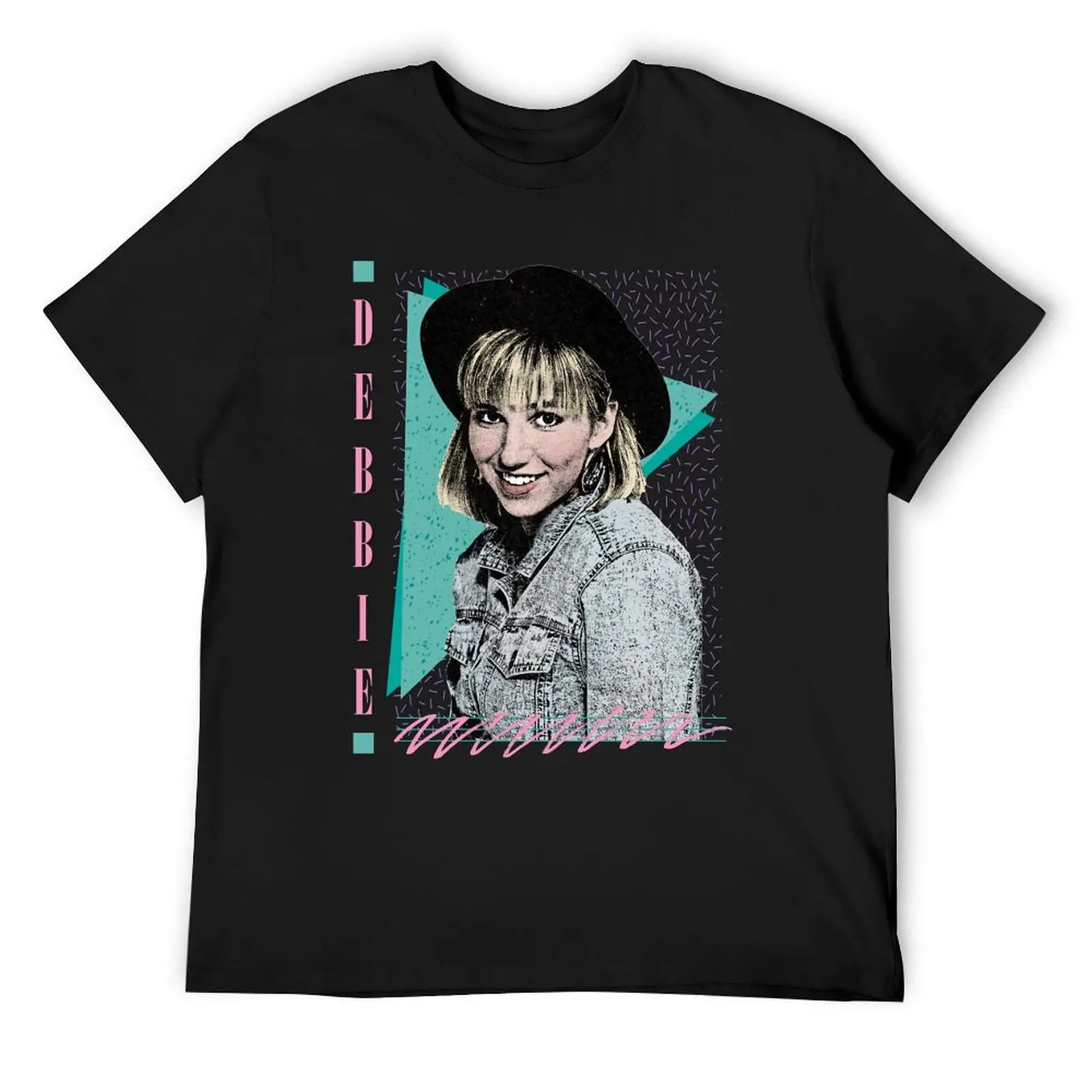 

Debbie Gibson 80s Styled Aesthetic Design T-Shirt graphics vintage rapper graphic tees men workout shirt