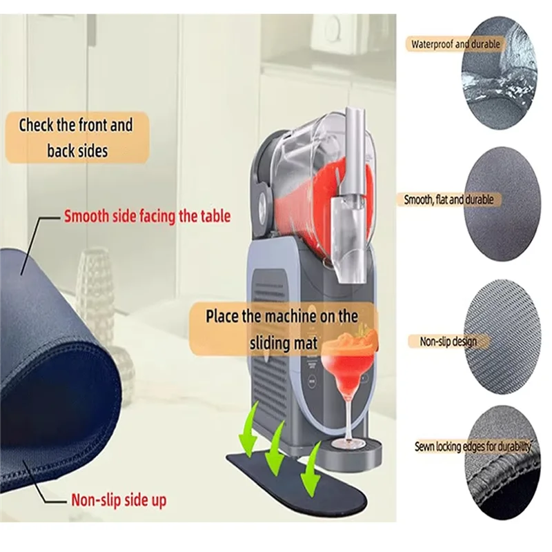 【 Быстрая доставка】Sliding Pad для машины Ninja Slushie FS301 FS300, профессиональная машина для замороженных напитков, аксессуар для быстрого скольжения