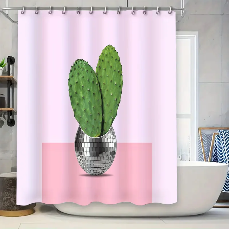 

Занавеска для душа в ванной комнате, диско-шар, узор, водонепроницаемая ткань, декор, современный фон для ванной комнаты, художественный домашний текстиль, тема вечеринки