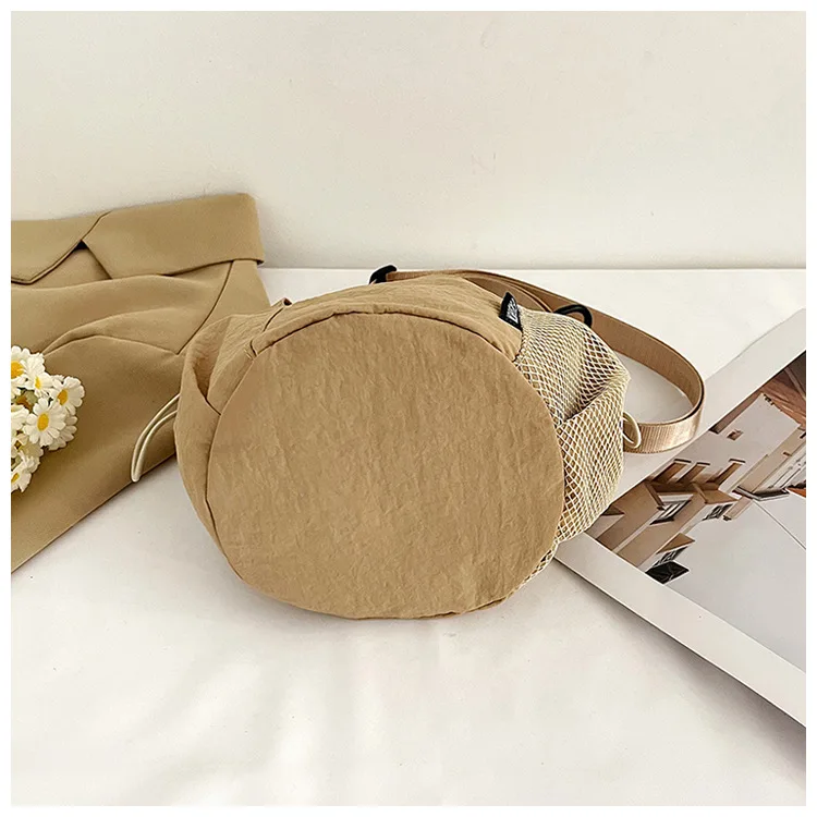 2026 Frühling Nylon Casual Umhängetasche für Damen, Modische Kordelzug-Beuteltasche, Vielseitige Handytasche für Unterwegs – Detail 16