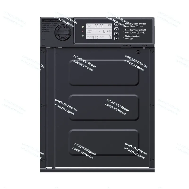 

Chicken coop door door leaf type chicken coop door solar charging battery life chicken with remote control light sensing