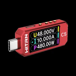 WITRN C5 tester USB voltage and current meter 28V tester PD3.1 fast charging UFS EPR aging detection