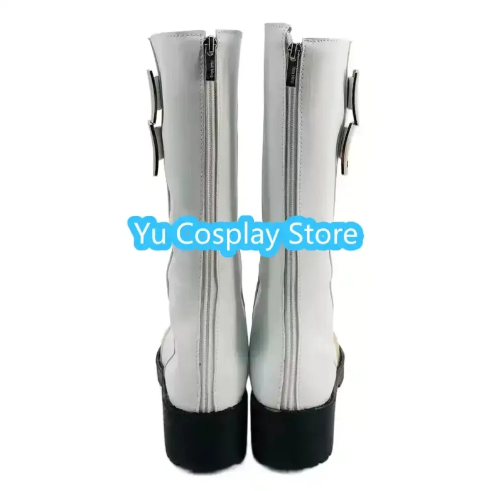 Tienda de Cosplay Yu, zapatos de Cosplay Mushoku Tensei Roxy Migurdia, botas azules de mago, zapatos de Halloween hechos a medida para juegos de rol