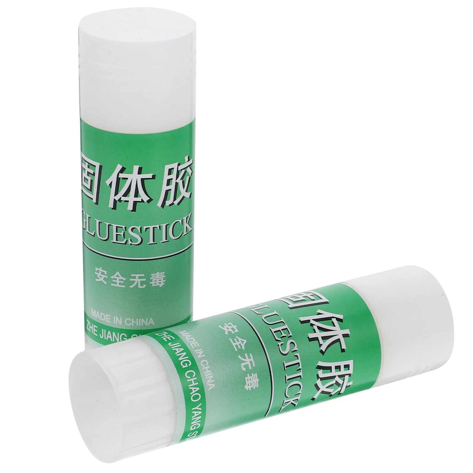

2PCS Solid Glue Sticks White Adhesive for School Office DIY Crafts Portable Strong Bonding Stationery Safe Giant