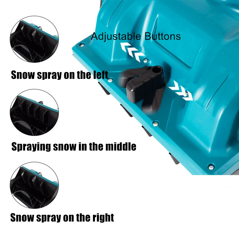 Imagem -04 - Brushless Electric Snow Sweeper For Makita Bateria Lítio sem Fio pá de Neve Pátio Rua Inverno Novo