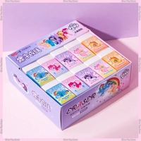 My Little Pony 10/40pcs Small Eraser Into Line Eraser Primary School Students Exam Special Pencil Eraser Back To School Anime