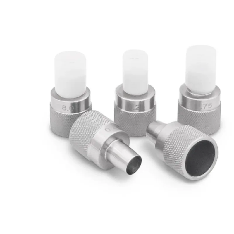 Stainless Steel Tissue Ring Sampler Cornea Gingival Skin Cutting Ring Dental Ophthalmic Surgical Skin Sampling Tool