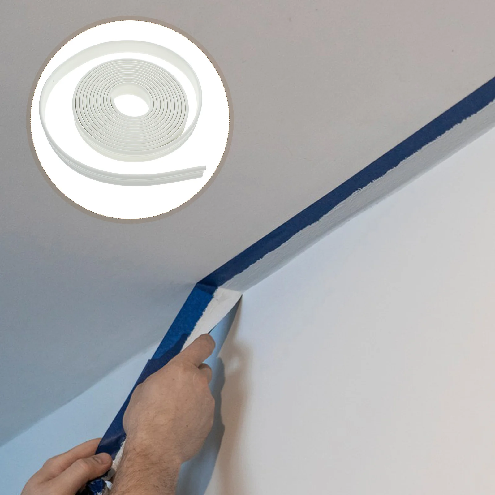 

Self Adhesive Peel Stick Wall Moulding Trim Flexible Corner Protector Decorative Edge Guard for Ceiling Floor Door