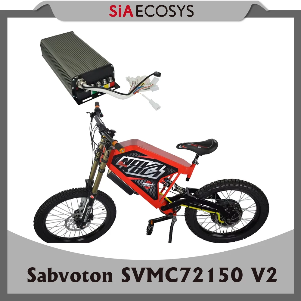 Sabvoton Controller SVMC72150 V2 with Bluetooth 72V 150A Programmable Controller FOC for Motorcycle Scooter Bicycle
