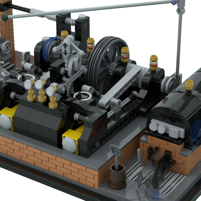 Art Craft Building - 1242 pezzi MOC Modello di Officina