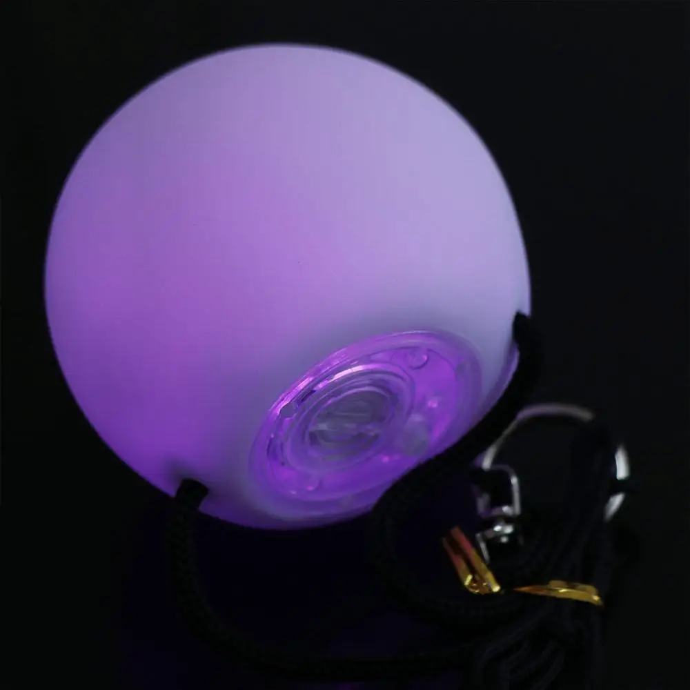 ลูกบอล LED สีสันสดใส กันน้ำ สร้างสรรค์ แสงสี RGB ของเล่นมือเรืองแสง พกพาสะดวก ยืดหยุ่นได้ ลูกบอลเรืองแสงสำหรับเต้นระบำหน้าท้อง