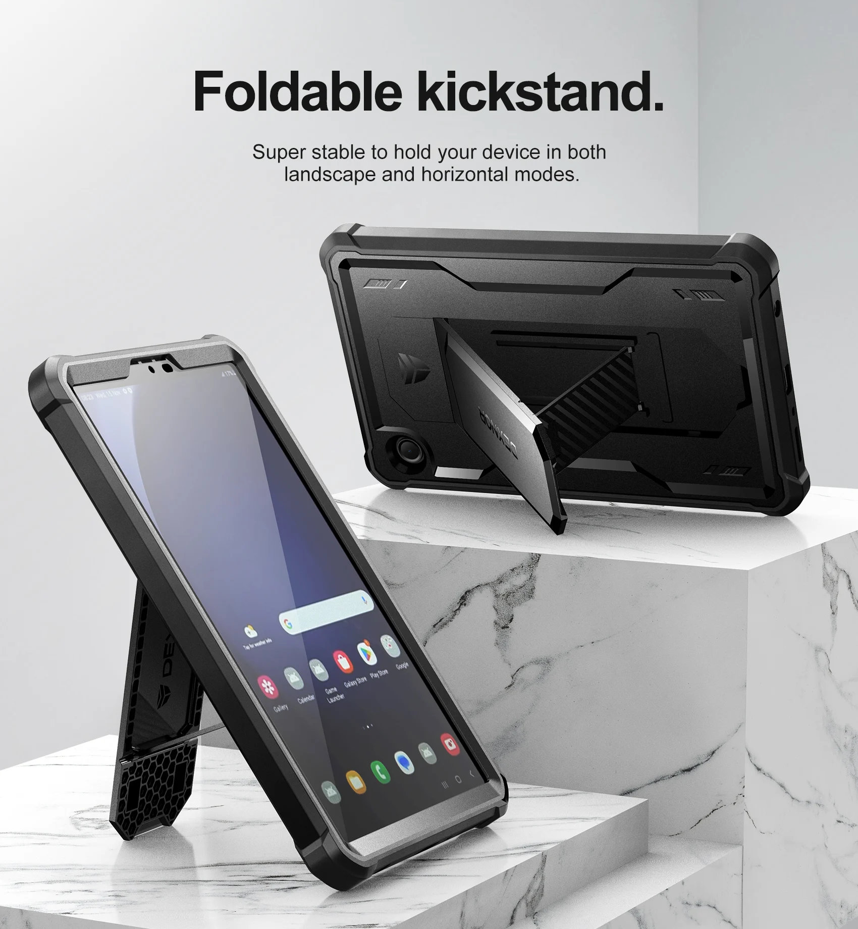 Imagem -02 - Capa Dexnor para Samsung Galaxy Tab a9 8.7 Protetor de Tela Embutido Kickstand Pesado à Prova de Choque Capa Protetora de Corpo Inteiro