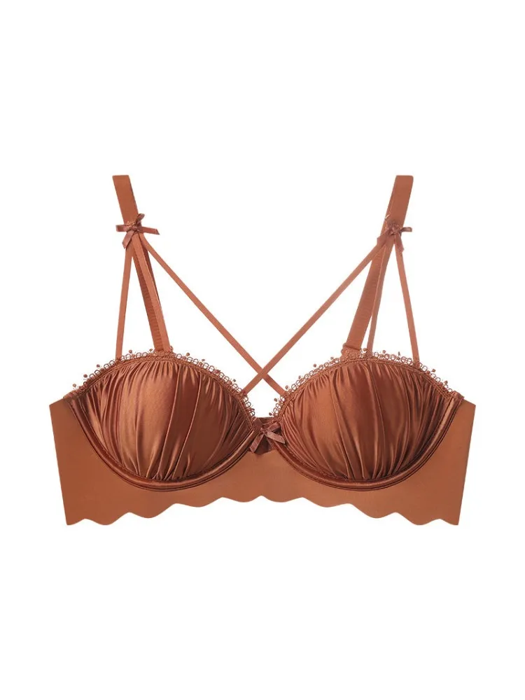 YUQI Pure Desire BH 2026 Bestseller |   Anti-Sagging-Schlankheits-Bralette aus Spitze, kabelloser Push-Up für kleine Brüste, sexy Damen-Dessous