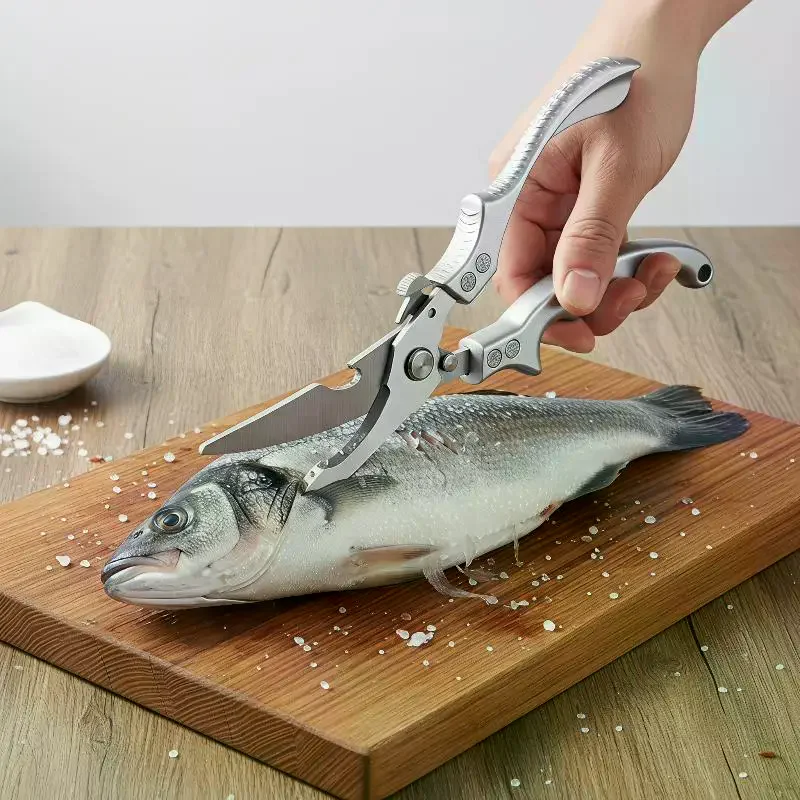 Cut Poultry Bones: 1Pcs Household Food Scissors Stainless Steel Kitchen Chicken Bone Scissors Poultry Cutter