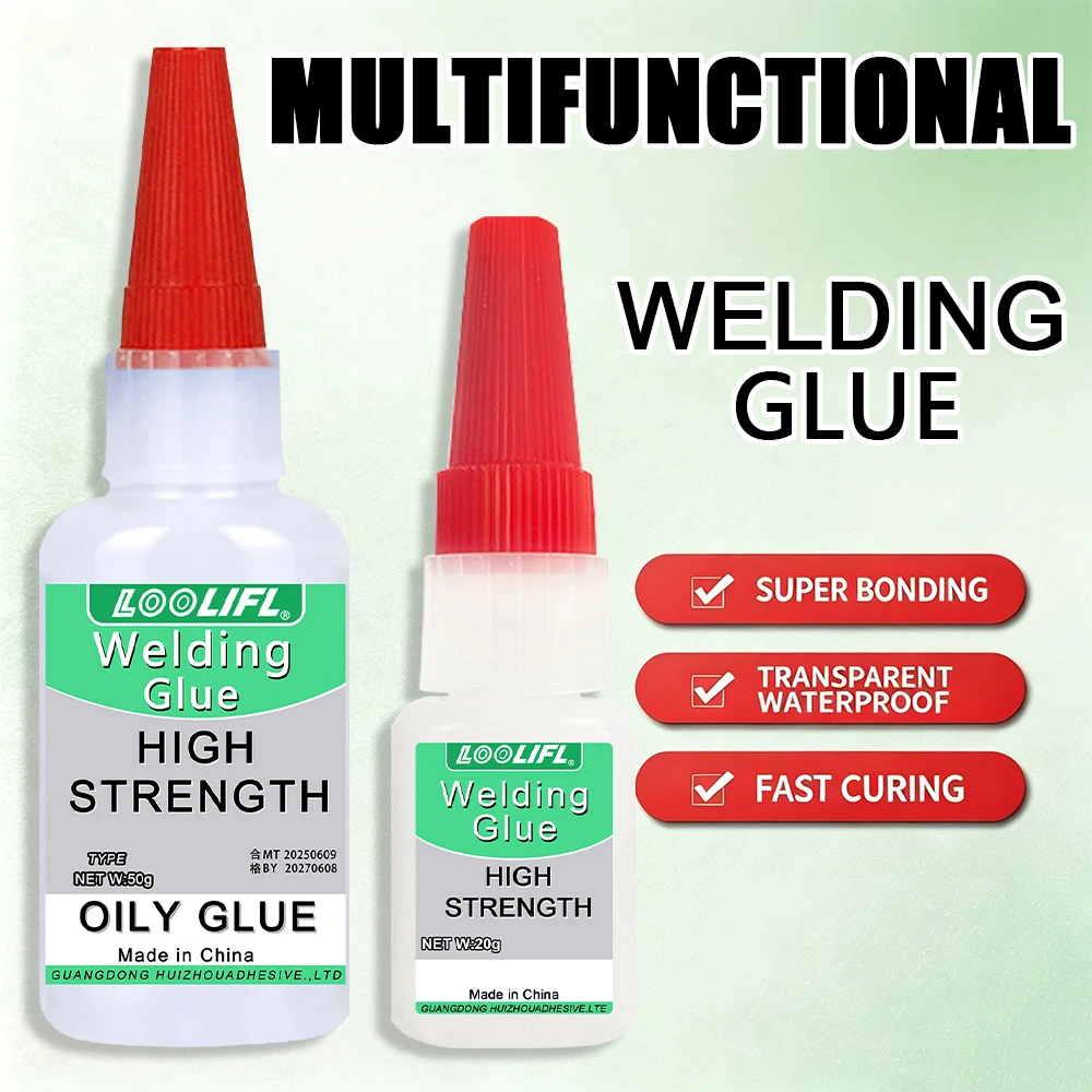 20g&50g Universal Welding  Glue Strong Bond Adhesive Waterproof Shockproof Multi Material Household Industrial Repair Super Glue