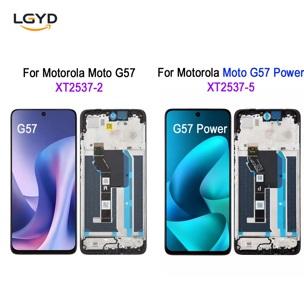 6.72'' IPS LCD Screen For Motorola Moto G57 XT2537-2 For Motorola Moto G57 Power XT2537-5 Phone Display Touch Screen Replacement