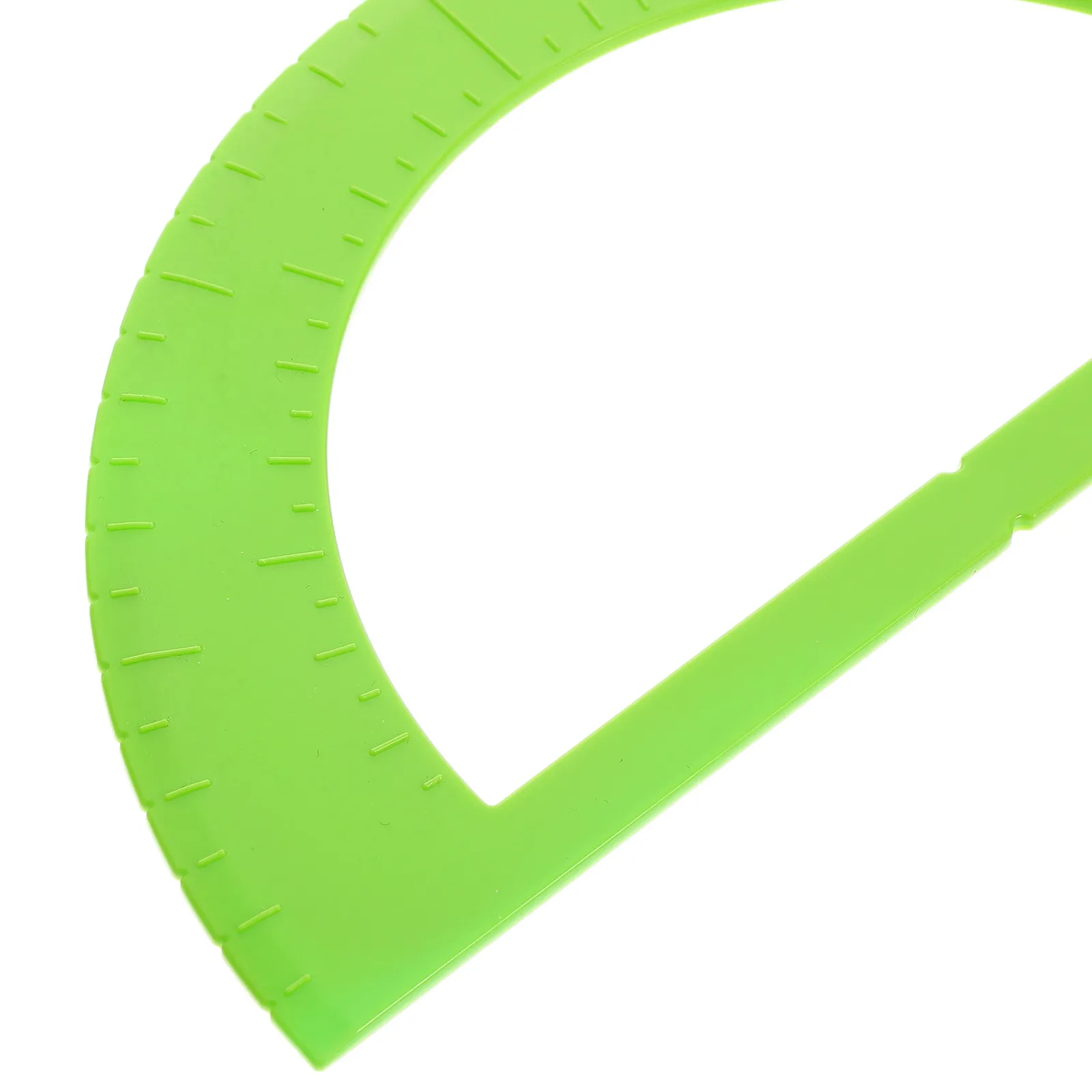 Blind Protractor Ruler Light Green Special Design for Blind Students Geometry Measuring Tool Educational Support for School