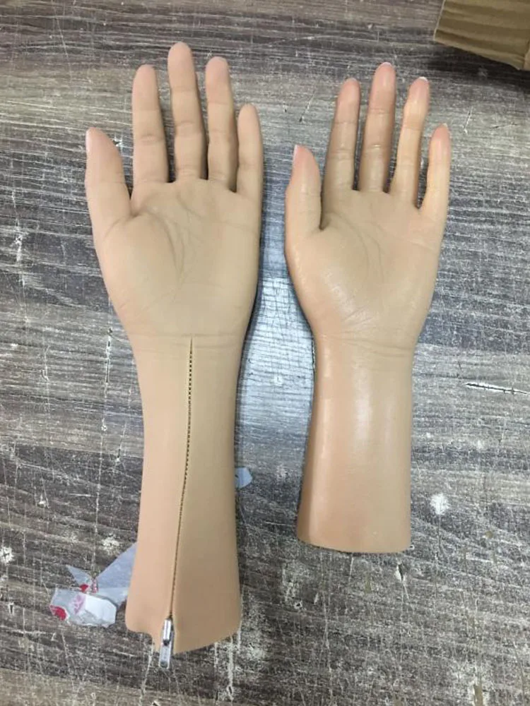 Silicone Prosthetic Hand Finger Stall Disabled Prosthetic Hand Limb Simulation Custom Hand Skin Arm a Prosthesis Mechanical