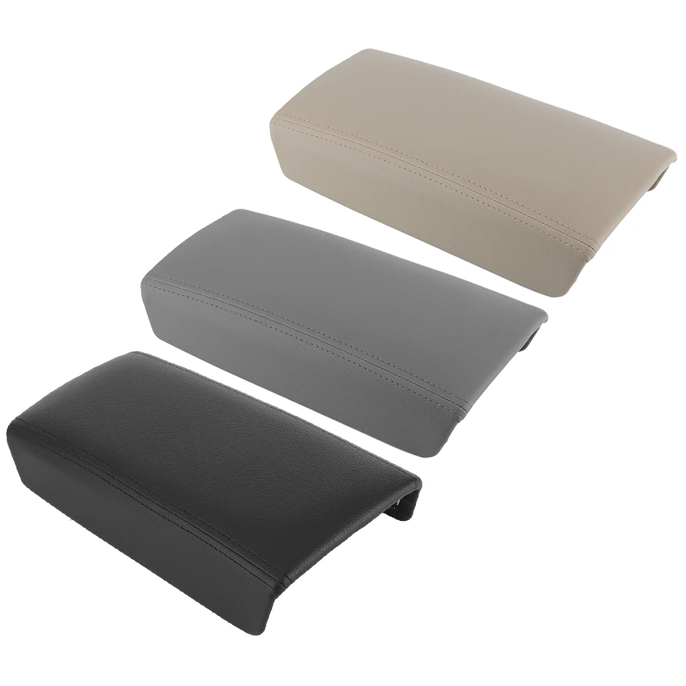 Tapa del reposabrazos de la consola central del coche, tapa de la cubierta de la caja Central de cuero + ABS apto para Honda Accord 7th 2003 2004 2005 2006 2007