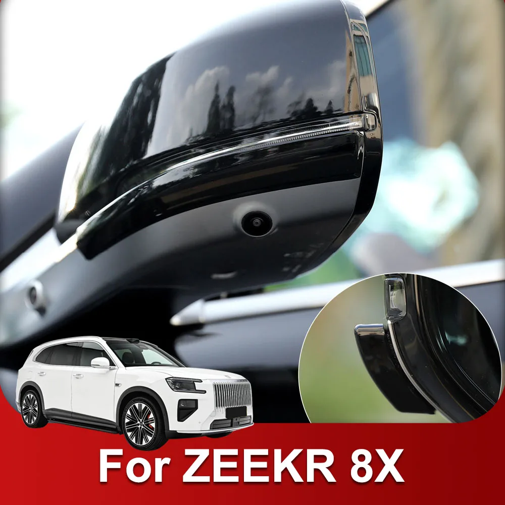 Rear View Mirror Anti-collision Strip Fit For ZEEKR 8X ABS Material Hidden Protective Sticker Car Modification Accessories