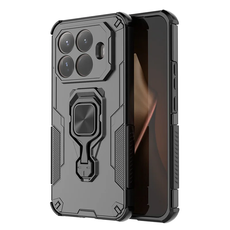 

Phone Case for Xiaomi 15T Pro 5G Xiaomi15t Xiao Mi15t Dual Layer Luxury 360 ° Rotating Metal Ring cover