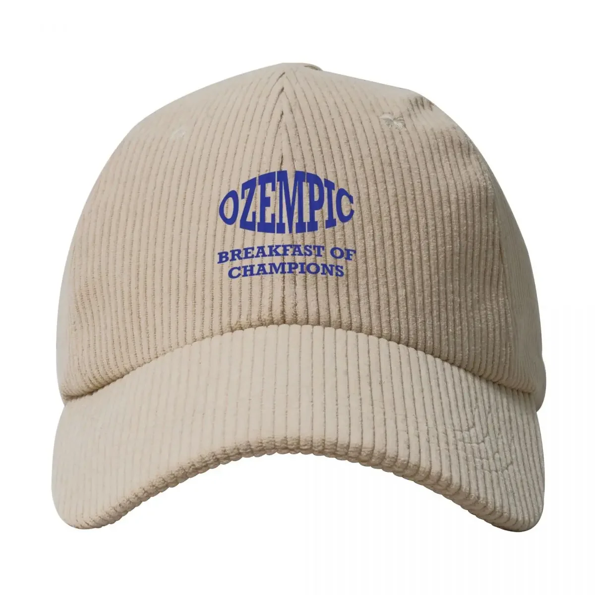 Ozempic - Breakfast of Corduroy Baseball Cap New In Hat Hat Man For The Sun Women's Beach Outlet 2024 Men's