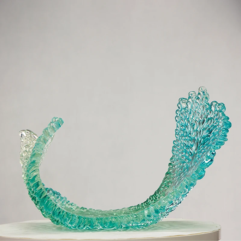 T*& Factory Wholesale Large Sculpture Home Decoration Clear Resin Statue Art Sculpture