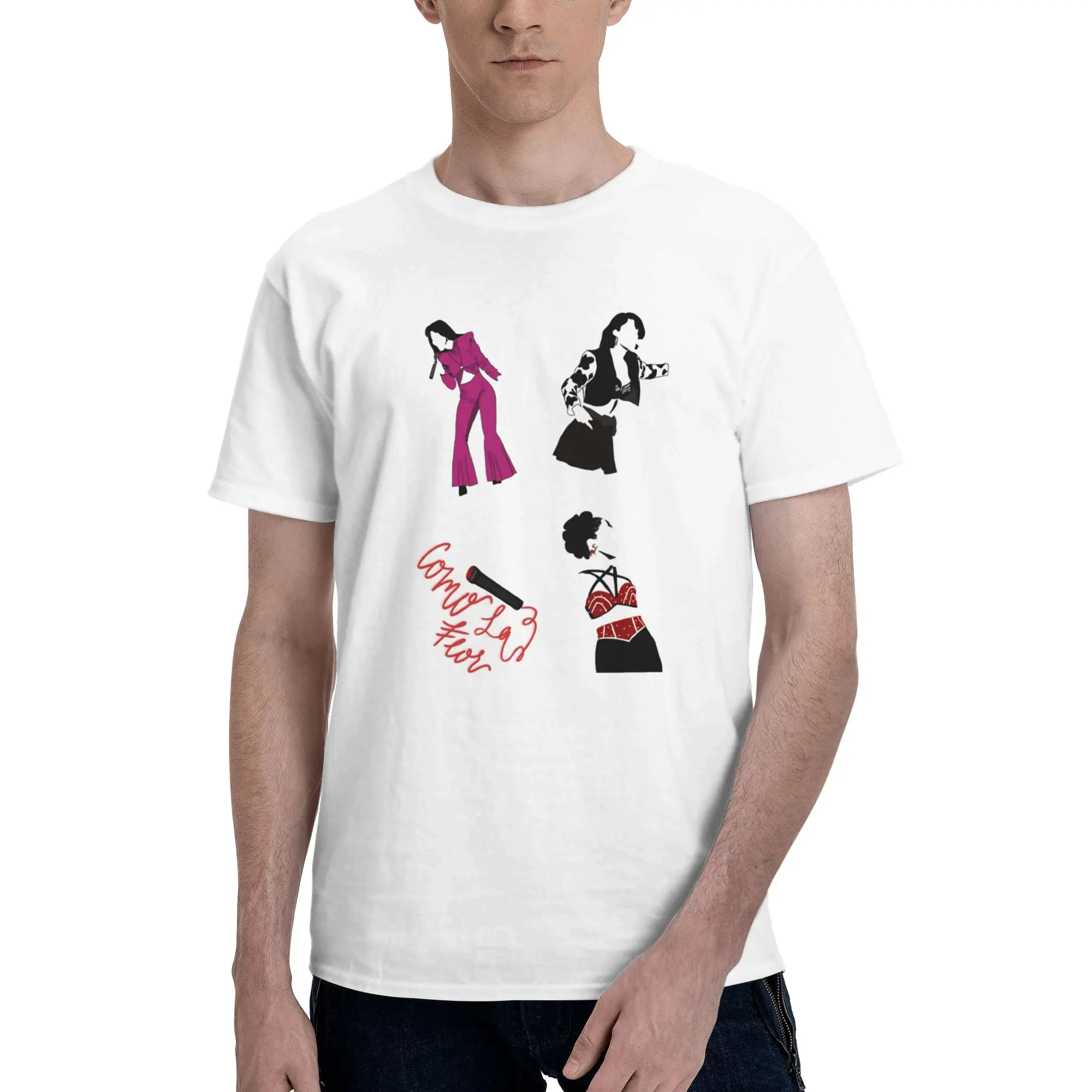 Men Women Retro Diva Pack 2 Perfect Selena Quintanilla Shirt Cotton Graphic Tee Shirts  Clothing Outfits