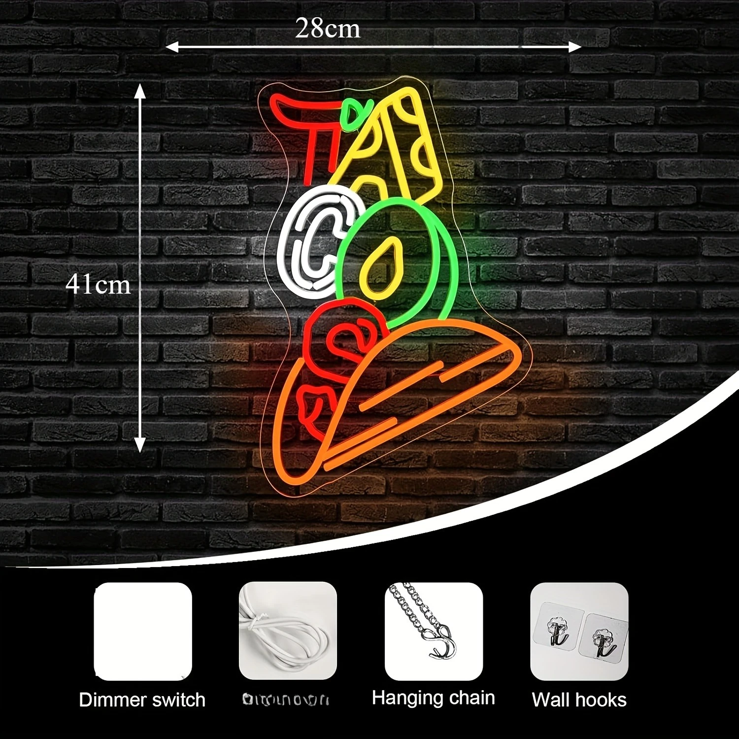 Tucker Neon Sign LED Neon Light Sign USB Dimmable for Mexican Restaurant Bar Club Bedroom Bar Livingroom Party Gift Wall Decor