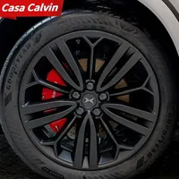 20inch For Xpeng G6 Car Darth Vader Hubcap Wheel Protective Refit Cover Blackened Style Upgraded Exterior Auto Accessories