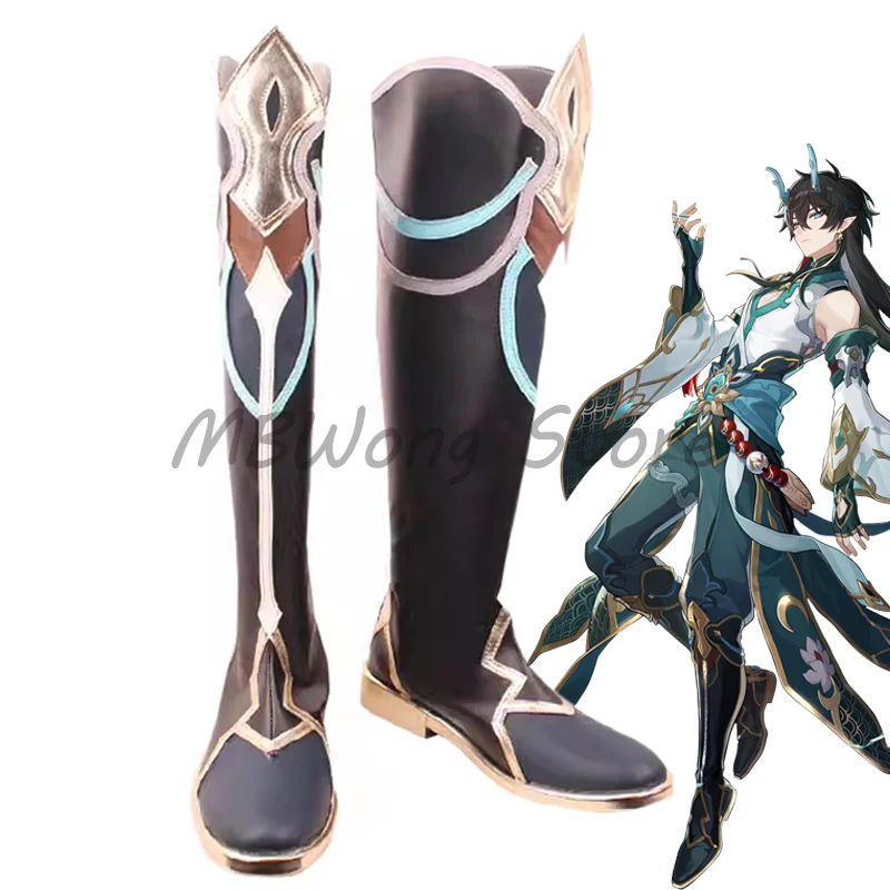 Honkai Star Rail Imbibitor Lunae zapatos de Cosplay, botas, juego de rol de Anime, disfraz de Carnaval de Halloween, utilería de fiesta para hombre y mujer