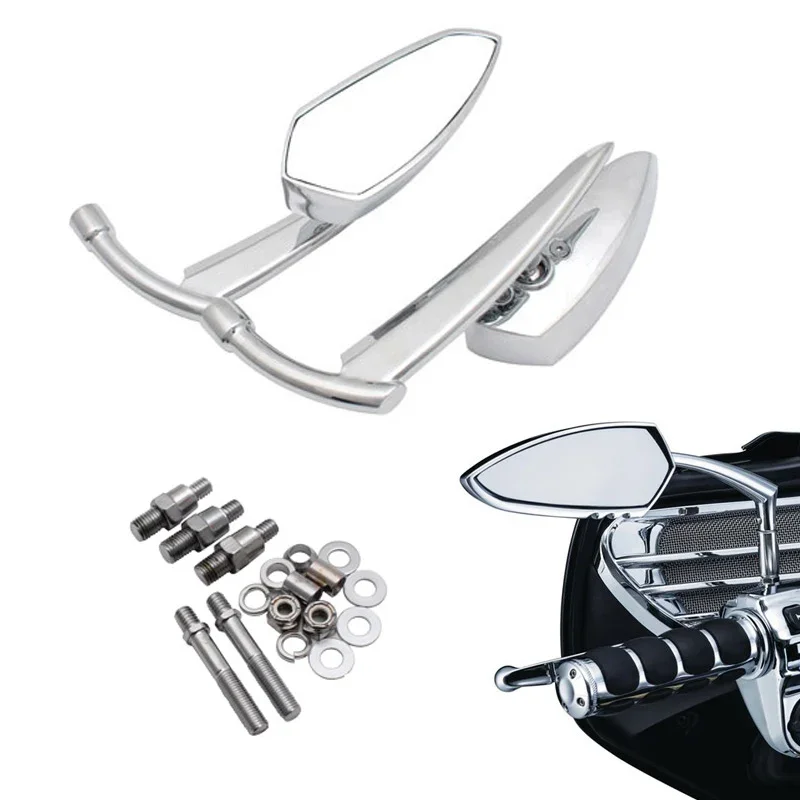 カスタムユニバーサルオートバイバックミラーハーレースポーツスター-1200-アイアン-883-ダイナソフテイルファットボーイナイトスターロードスター