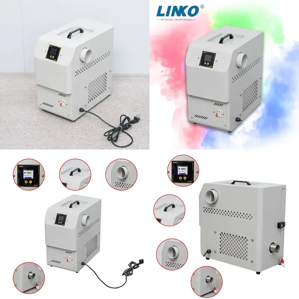 Linko New Low Noise Hot Sale 36m³/h - 202m³/h Smoke Air Filter for DTF Powder Shaker