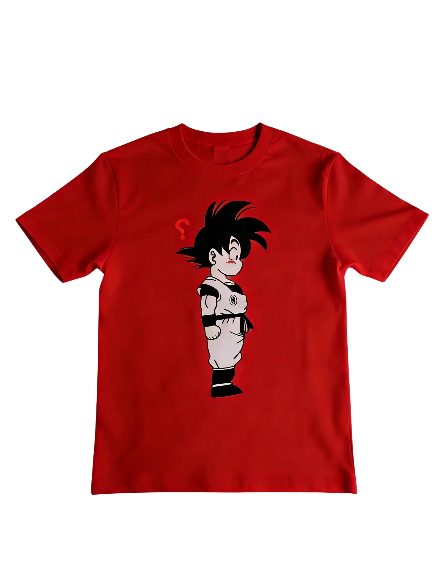 2026 Summer Dragon Ball Retro Anime T-Shirt Couple Wear Goku Chi-Chi Casual Loose Daily Top Cute Love Design Y2K Style view 2