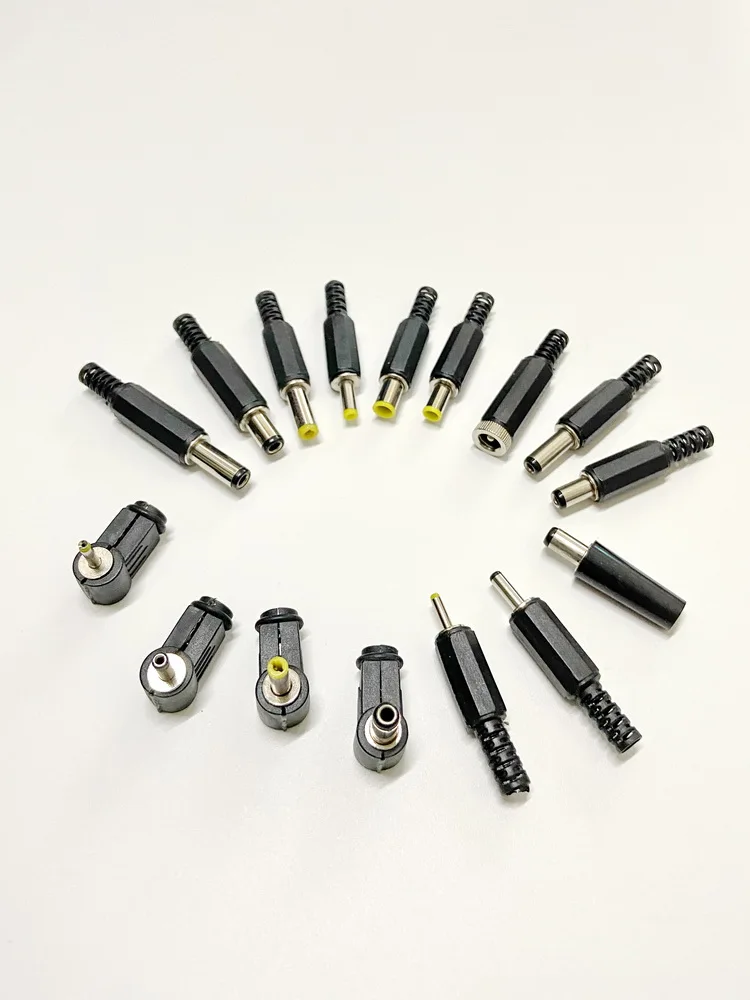 DC Power Plug Socket Connector Low Voltage Terminal 5.5*2.1 5.5*2.5mm Direct Current Electrical Connector for Electronics