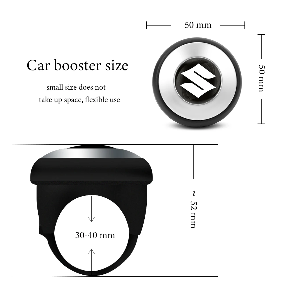 Car Steering Wheel Booster Knob Power Handle Ball Auto Auxiliary Spinner For Suzuki Swift Sport Vitara Jimny SX4 Alto Splash