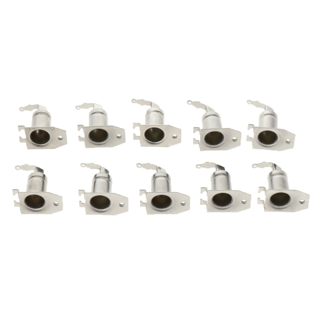 10 Pieces TC09 Antnna Adapter Converter Cable Connector Replacements, Silver