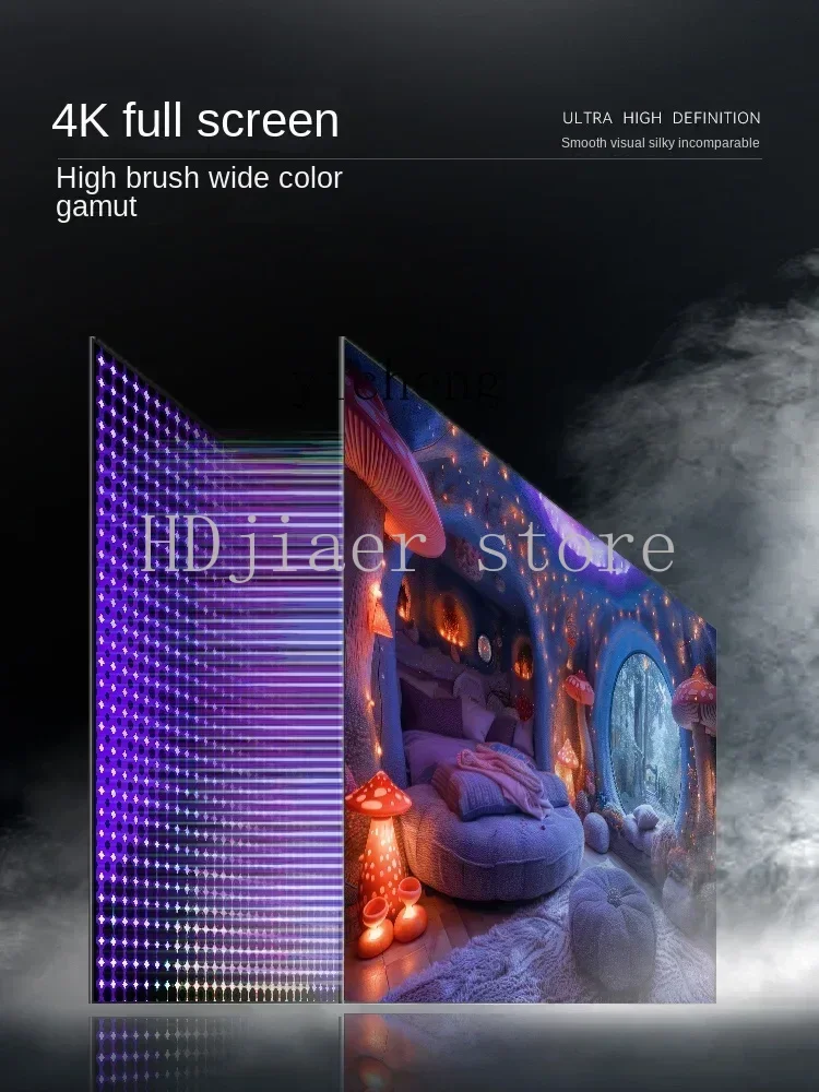 

Frameless Full Screen 100-Inch TV 120 Network Wifi75 Far-Field Voice 85 HD 4K LCD Display