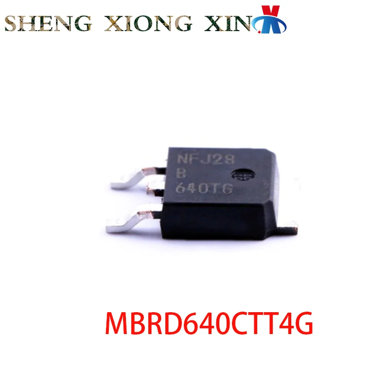 10pcs/lot 100% NEW MBRD640CTT4G TO-252 Schottky Diodes & Rectifiers MBRD640 D640TG Discrete Semiconductor