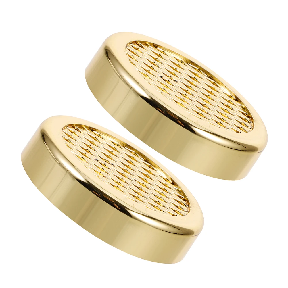 

2 pcs Cigar Humidifier Tablets Round Gold Moisture Retention Accessories for Cigar Humidor Box Circular Humidifiers Home Office