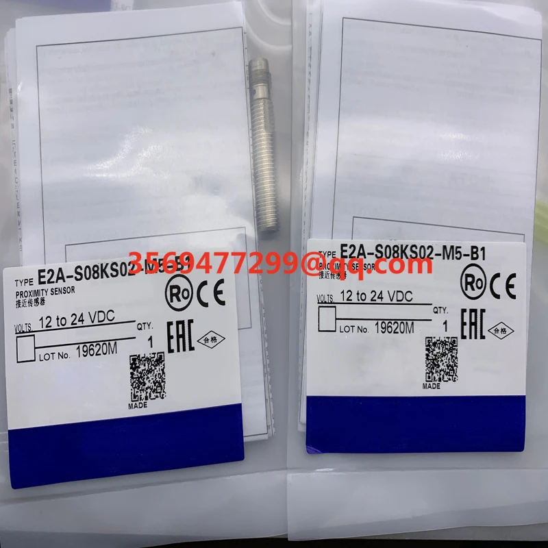 Proximidade Switch Sensor, E2A-S08KS02-M5-B1, E2A-S08KS02-M5-B2, Brand New Stock