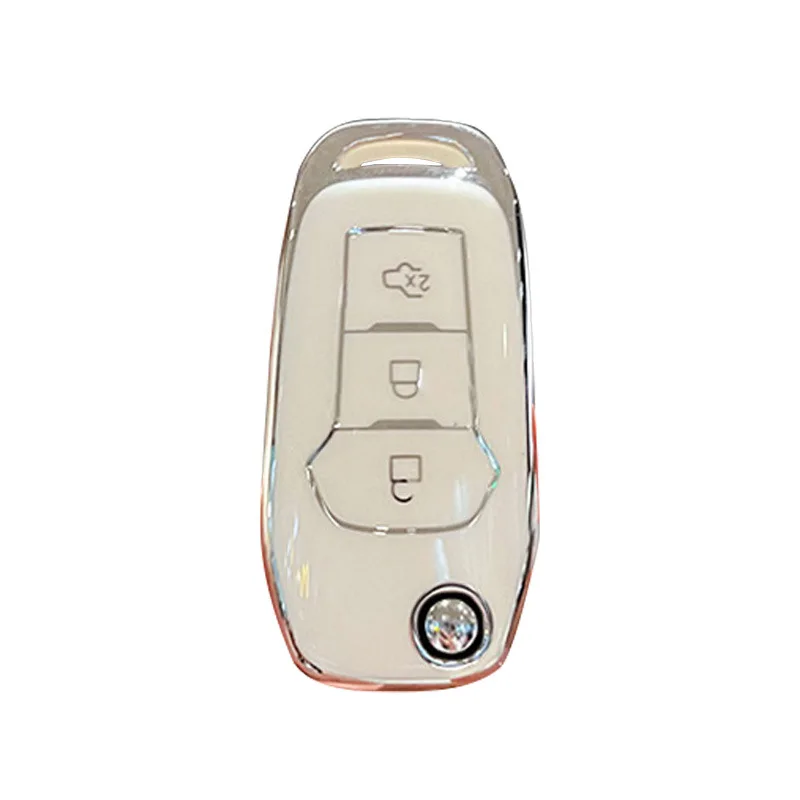

Premium TPU Key Fob Cover for Ford Focus - Durable Protective Case with Keychain