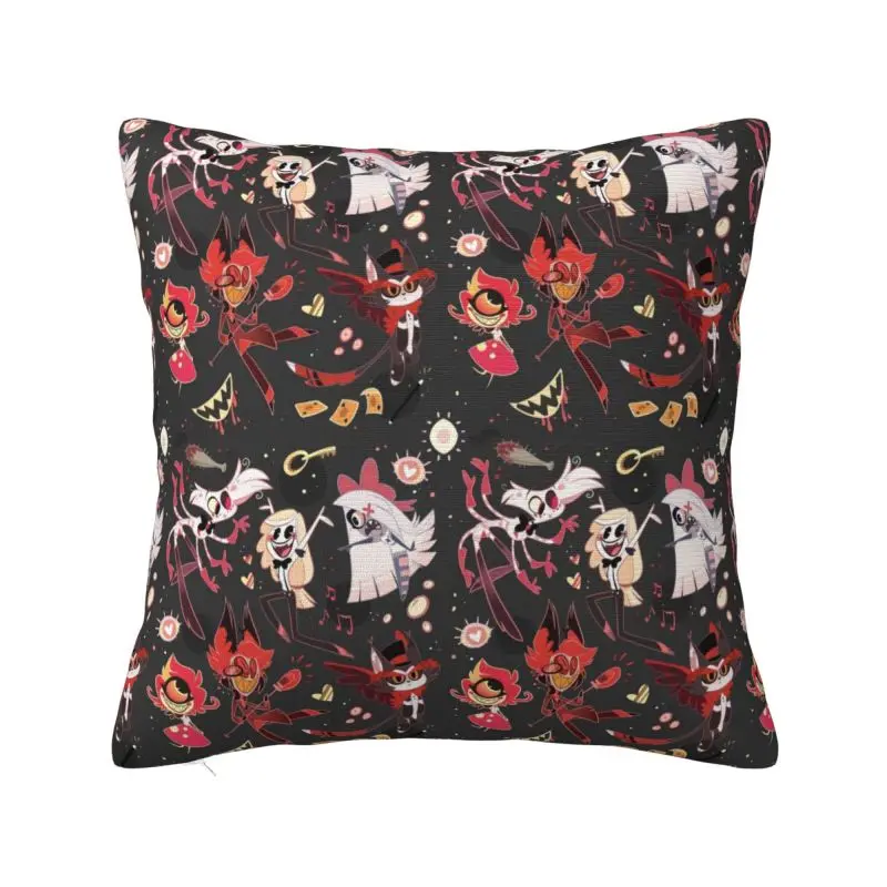 Custom Charlie Morningstar And AD Throw Pillow Case Home Decor Square Hazbins Hotels Cushion Cover Pillowcover for Living Room