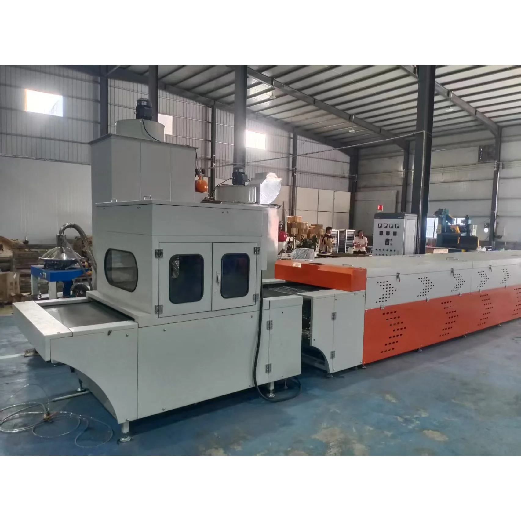 New Automatic Infrared Electrostatic Brake Pads Painting Machine for Spray Line-VAST SKY SMART