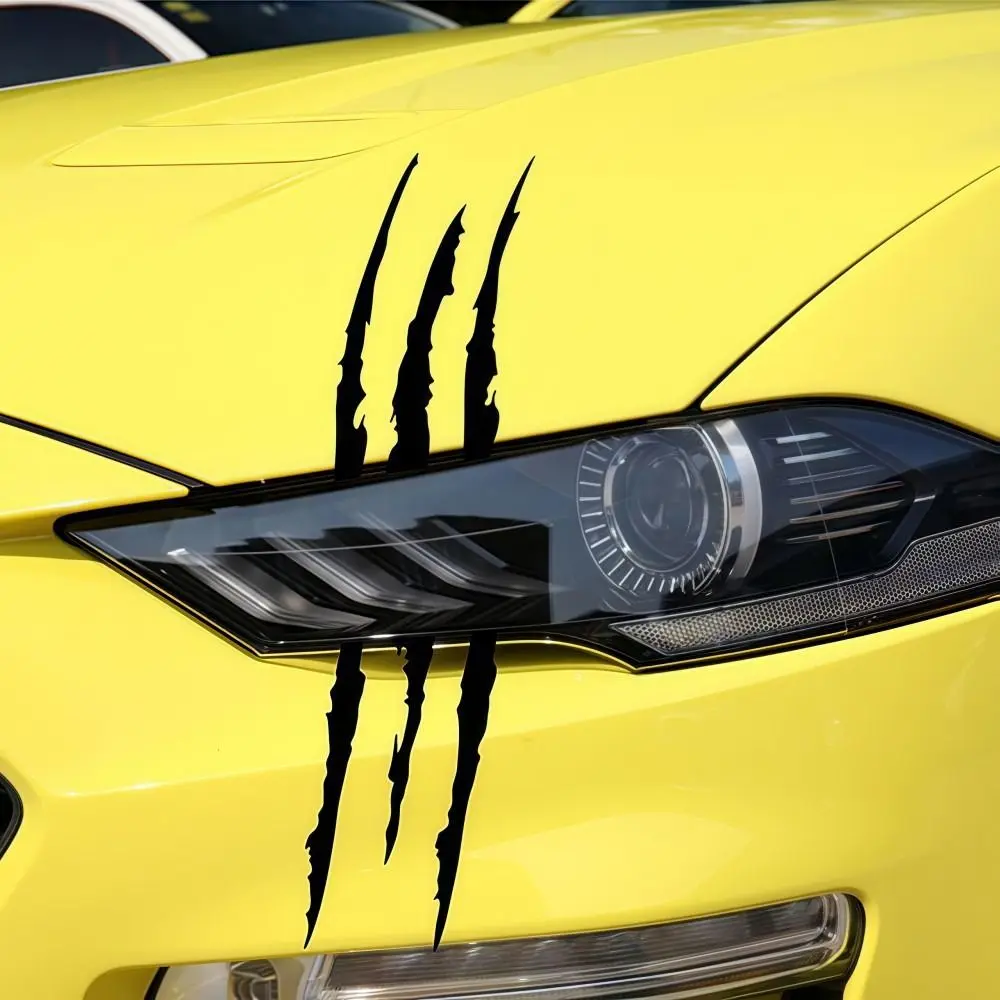 Demon Claw Motorcycle Stickers Covering Scratches DIY Helmet Stickers Vinyl Solid Color Car Vinyl Stickers Vehicle Decoration