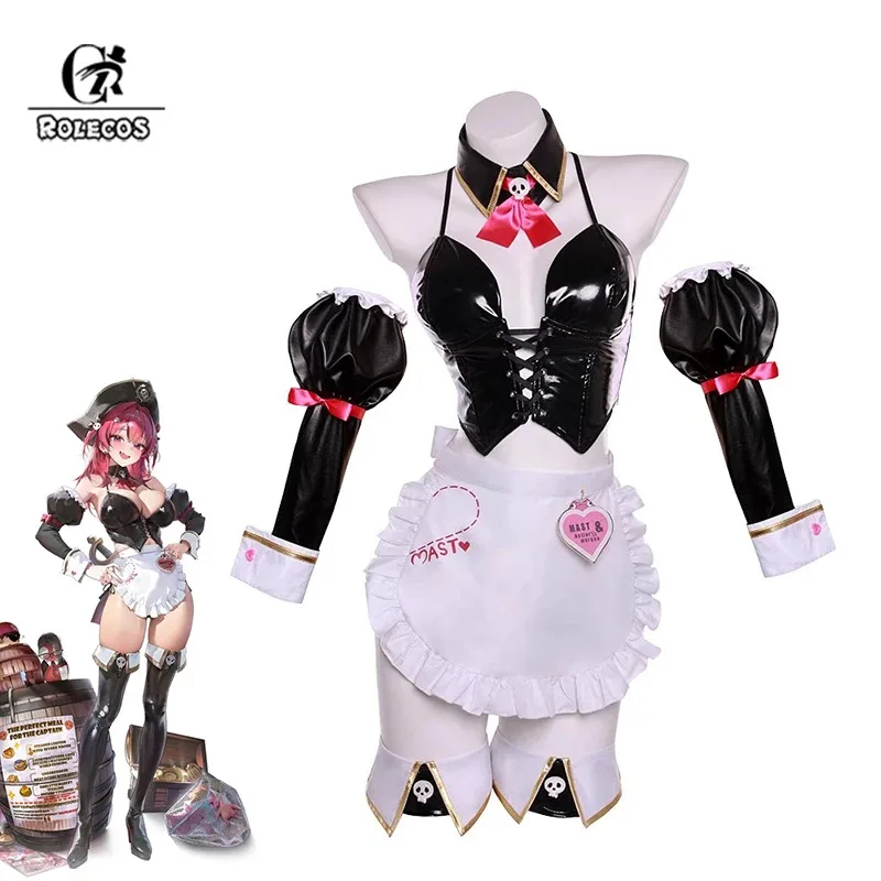 

ROLECOS NIKKE Goddess of Victory Mast Cosplay Costume Women Mast Romantic Maid Uniform Halloween Carnival Suit Full Set