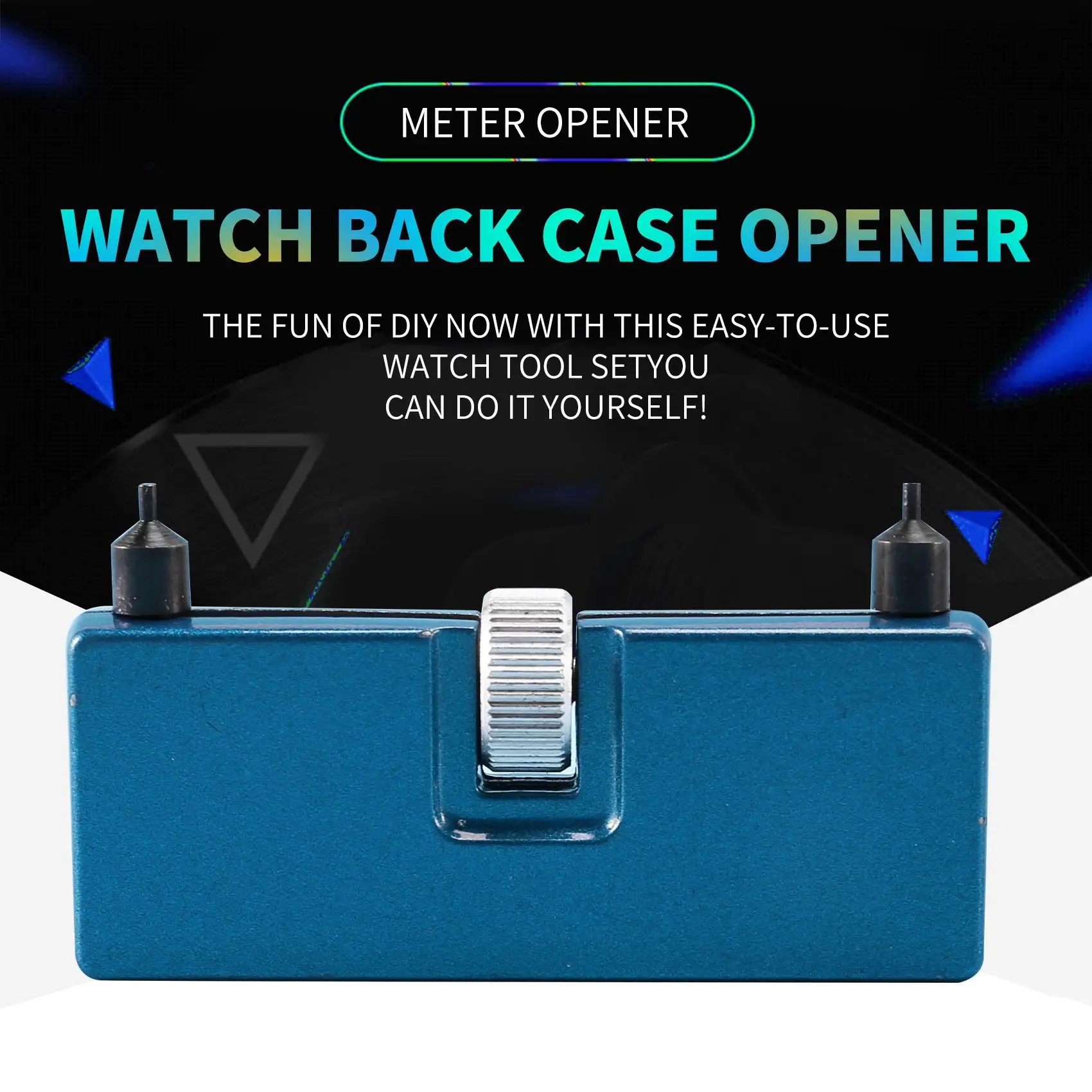 N96R Alat Casing Belakang Pembuka Jam Tangan Dapat Disesuaikan Kunci Pas Penghilang Tekan Lebih Dekat Kunci Pas Sekrup Penghilang Baterai Jam Tangan Perbaikan Juga Pembuat Jam