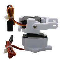 1Set Dual Servo Gimbal Bracket 3D Printed Camera Pan/Tilt Stand with 2PCS Metal Steering Gear for Fixed Wing Airplane FPV Drone